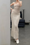 SWAYING/KNIT Silk Chain Camisole SW211SZ57 PS13